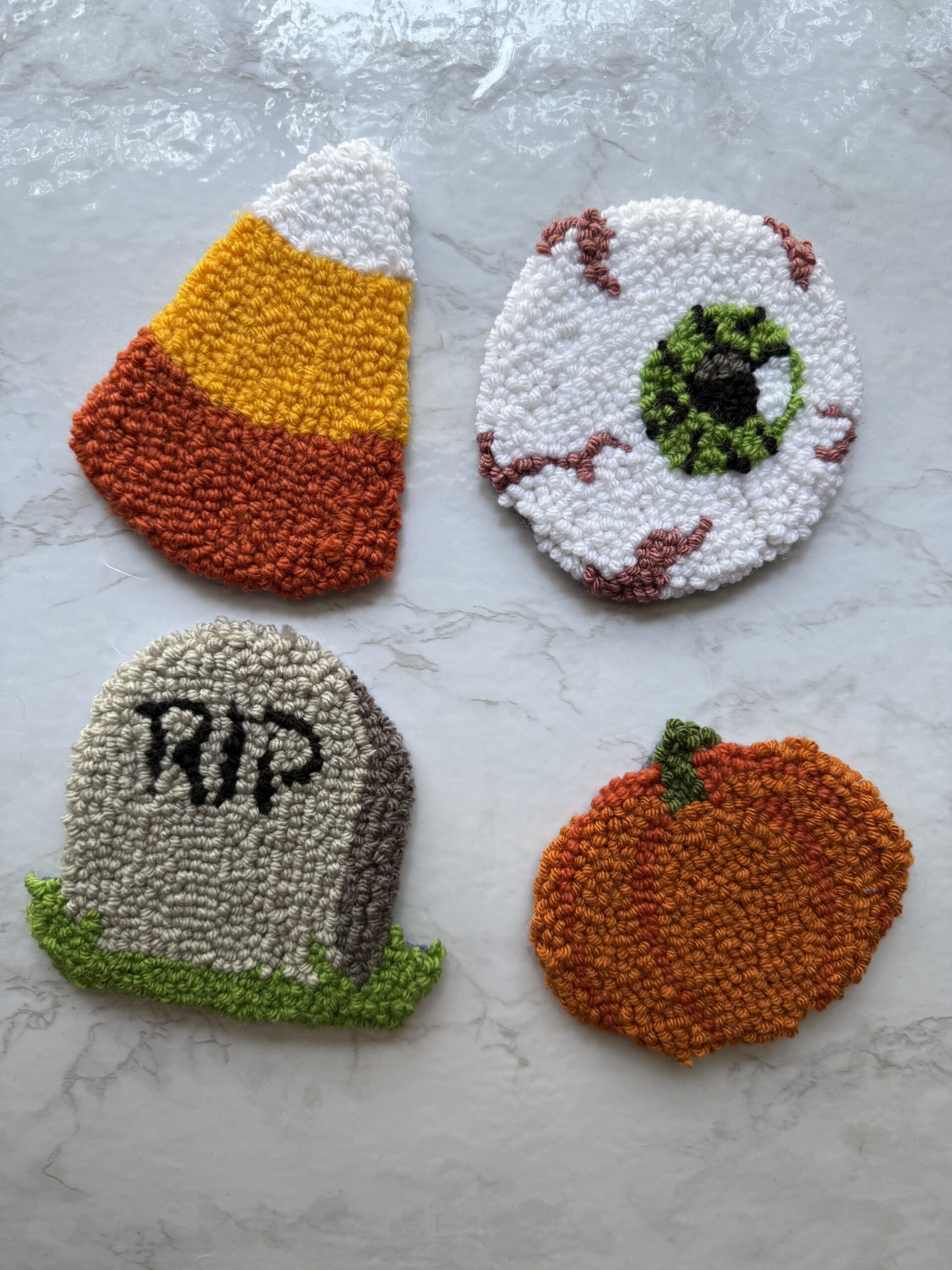 Halloween Mug Rugs | Set of 4