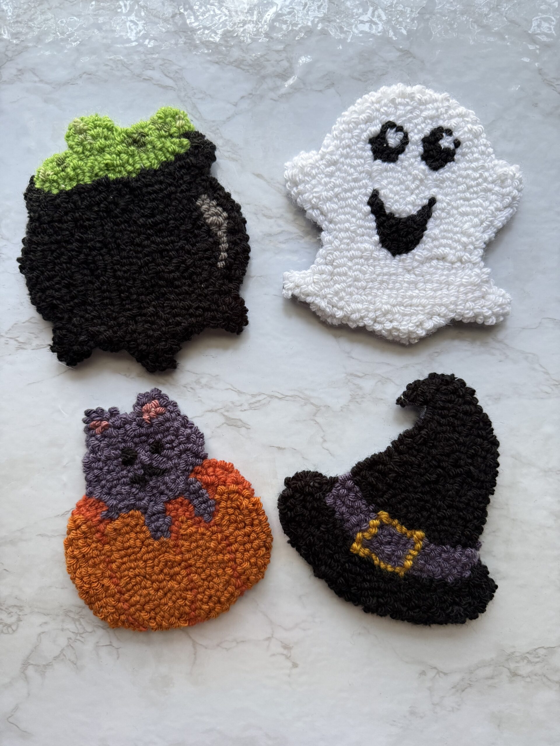 Halloween Mug Rugs 2 | Set of 4